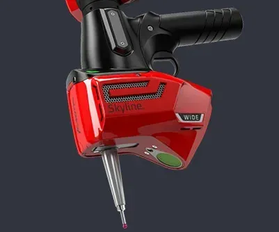 Probe with the scanner on
